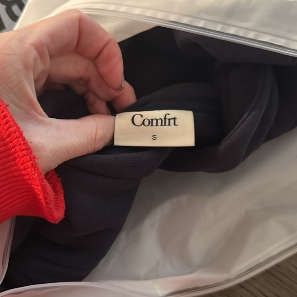 NWT Comfort Minimalist Hoodie | Size Small  | Color Navy - Picture 4 of 5